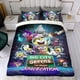 thumbnail image 4 of Grandes Verdes de la Ciudad Conjunto de sábanas temático, trío de piezas, cómodo y amigable con la piel, diseño único, regalo de decoración para el hogar para familiares, amigos y fans,173cm *218cm, 4 of 6