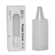 Jeobest 20 Counts Ear Thermometer Probe Covers/Refill Caps/Lens Filters for All Braun ThermoScan Models and Other Types of Digital Thermometers Disposable Covers