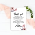 thumbnail image 3 of Koyal Wholesale Spring Mauve Daisies Wedding Thank You Place Setting Cards for Table Reception, Dinner Plates, 56-Pack, 3 of 5