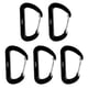 thumbnail image 4 of Mosquetón de 5 piezas multiusos para hamacas deportivas. negro, 4 of 9