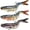 Combo Q, variant on Fishing Lures for Bass Trout Topwater Multi Jointed Swimbaits Slow Sinking Bionic Swimming Lures Bass Freshwater Saltwater Bass Lifelike Fishing Lures Kit
