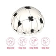 thumbnail image 5 of Kdxio Maple plaid Print Shower Cap for Women,Elastic and Reusable,Double Waterproof Layers Bathing Hat, 5 of 6