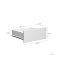 thumbnail image 6 of 74" Kitchen Pantry Cabinet with Charging Station, Modern Freestanding Buffet Cabinet with Doors and Drawers, Tall Kitchen Hutch Cabinet for Bedroom, White, 6 of 9
