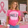 thumbnail image 4 of MOUSYA Breast Cancer Shirts Women Pink Ribbon Shirt Breast Cancer Awareness T-Shirt Support Squad Breast Cancer Graphic Tee Tops, 4 of 13