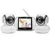 Motorola MBP36S-2WB Video Baby Monitor with 2 Cameras