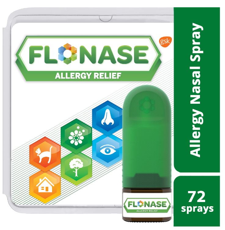 Flonase 24Hr Allergy Relief Nasal Spray, 72 sprays, Full Prescription