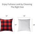 thumbnail image 5 of Juego de 4 fundas de almohada navideñas de 18.0 x 18.0 in, clásicas fundas de almohada a cuadros de búfalo, fundas de almohada cuadradas decorativas de granja, fundas de cojín para decoración navideña, 5 of 5