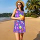 thumbnail image 3 of Balery Chemistry Tools Vestidos de verano para mujer con estampado: vestido holgado sin mangas, vestido playero informal y cómodo para días calurosos., 3 of 7