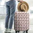 thumbnail image 2 of Brown Cartoon Bigfoot and Heart Pattern Luggage Cover Fashion Suitcase Cover Baggage Covers Fit 25-28 Inch Luggage (Go Travel), 2 of 5