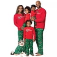 thumbnail image 5 of Año nuevo Algodón europeo y americano Decoración para padres e hijos Decoración del hogar Otoño e invierno Estampado de Papá Noel Pijamas navideños Conjunto para padres e hijos, 5 of 5
