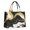 Black And Gold-1, variant on Large Capacity Tote Bag,Black and Gold Marble Glitter Splashes Pattern Handbag Fashion Luxury Tote Bag,15.7"x13"x 5.1" Inches,Laptop Compatible