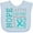 Blue, variant on Inktastic Ovarian Cancer Hope Faith Motto Boys or Girls Baby Bib