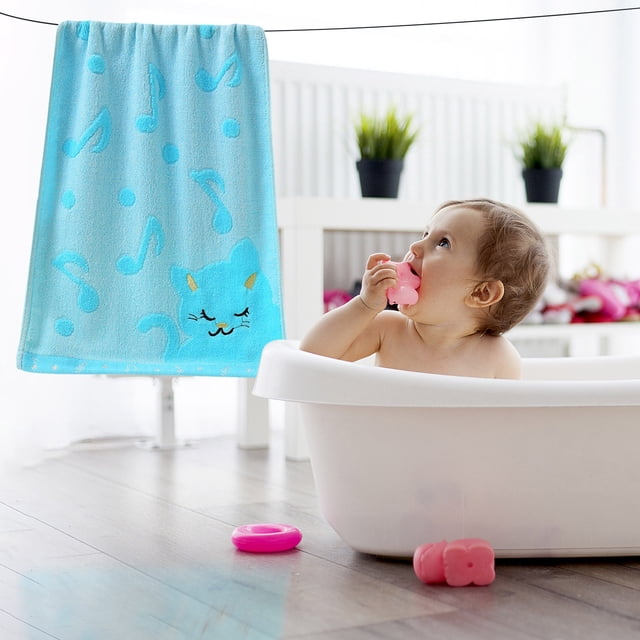 Bamboo Fiber Adult Household Soft Face Towel Set, Skin Friendly Absorbent Fabric for Daily Use, Two Piece Pack Lightweight Convenient Travel Towels