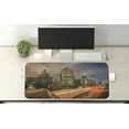 thumbnail image 2 of City Computer Mouse Pad, Slow Shutter Speed Photography of Los Angeles Highway Skyscrapers Motion Blur, Rectangle Non-Slip Rubber Mousepad X-Large, 35" x 15" Gaming Size, Multicolor, by Ambesonne, 2 of 2
