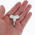 thumbnail image 5 of WHAMVOX 10 Pcs Music Box Key Accessories 3.50X3.00X0.60CM White, 5 of 8