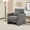 Gray, variant on Modern Accent Chair, Chenille Fabric ArmChair, Mid Century Living Room Chair with Pillow & Armrest, Comfy Single Sofa Vanity Chair for Living Room, Bedroom, Small Spaces, Grey