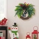 thumbnail image 4 of Decoración navideña, adornos navideños, regalos navideños, decoración navideña, corona de agujas de pino, centro de mesa, corona colgante, 4 of 6