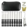 thumbnail image 5 of Set of 12 screwdrivers for adjusting the carburetors of small Echo and STIHL engines, with brush and cleaning tool kit., 5 of 5