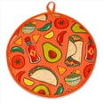 thumbnail image 2 of 3X 12Inch Cloth Bag for Burrito,Portable Tortilla Warmer Pouch Home for Restaurant Food Pancake,B, 2 of 7