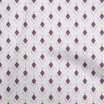 thumbnail image 1 of oneOone Velvet Purple Fabric Asian Ikat Craft Projects Decor Fabric Printed by The Yard 58 Inch Wide, 1 of 4