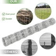 thumbnail image 3 of Riedhoff Farm Fence Panel 4 ft x 164 ft, Galvanized Wire Fencing, Silver, 3 of 7