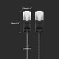thumbnail image 4 of Ultra Slim Cat6 Ethernet Cable RJ45 4 Angles UTP Cable Patch Cord 90 Degree Cat6A Cables for Laptop Router 2M, 4 of 8