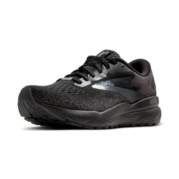 Brooks Women's Ghost 16 GTX Waterproof Neutral Running Shoe - Black/Black/Ebony - 6.5 Medium