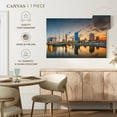 thumbnail image 5 of Elephant Stock Milwaukee Downtown Wall Art - Horizontal Canvas Wall Art - Living Room Wall Decor - Places Canvas - Gray And Orange Decor - 30" x 20", 5 of 8