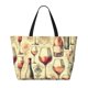 thumbnail image 2 of Fotbe Wine Bolsa de Viaje para Playa - Resistente al Agua, Bolsa Tote de Gran Capacidad y Ligera con 7 Bolsillos para Mujeres y Hombres, 2 of 7
