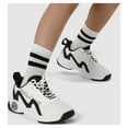 thumbnail image 6 of Dream Pairs Kids Boys Girls Basketball Shoes Low-top Sports Shoes Kids Fashion Sneakers SDBS221K WHITE/BLACK Size 4, 6 of 6