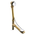 thumbnail image 2 of kohler k-7219-cp escale bath drain, polished chrome, 2 of 2