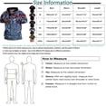 thumbnail image 2 of Men's Vintage Outdoor Hiking Short Sleeve Printed T-Shirt Breathable Button V Neck Short Sleeve Top M, 2 of 3