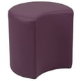 thumbnail image 2 of Emma + Oliver 18"H Soft Seating Flexible Moon for Classrooms and Common Spaces - Purple, 2 of 12