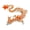 Orange, variant on Luminous Chinese Loong Flexible Articulated Dragon 3D Printed Crafts Ornaments Home Desktop Decoration Figurines Statue Gifts