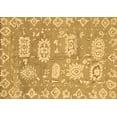 thumbnail image 1 of Ahgly Company Indoor Rectangle Abstract Brown Modern Area Rugs, 2' x 3', 1 of 4
