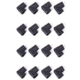 thumbnail image 1 of 16Pcs Esquina de Parachoques Protectores para Borde Table Seguridad de Bebes Negro, 1 of 5