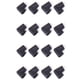 thumbnail image 1 of 16Pcs Esquina de Parachoques Protectores para Borde Table Seguridad de Bebes Negro, 1 of 5