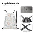 thumbnail image 4 of Saiise Sea Animals Pattern Sports Drawstring Backpack - String Swim Gym Bag with Wet Proof Pocket for Women&Men-Small, 4 of 6