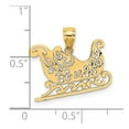 thumbnail image 3 of 14K Yellow Gold Charm Pendant Themed 17.5 mm 19.56, 3 of 4