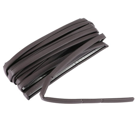 

Weather Stripping for Door/Windows X 26 Feet Long V Shape Adhesive Weather Strip Door /Windows Seal Brown