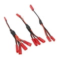 thumbnail image 3 of Ensemble de faisceau adaptateur parallèle JST Y rouge, installation simple, câble répartiteur JST Y pour Traxxas, 3 of 4