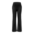 thumbnail image 4 of Women's Hollow Out Design Flared Pants Hip Lift Stretch Pants, 4 of 4