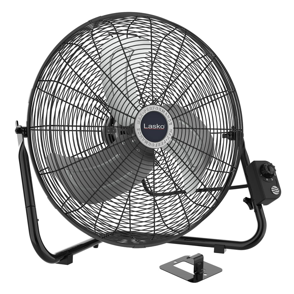Lasko 20" Max Performance High Velocity Floor Fan with Wall Mount