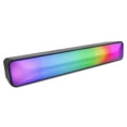 thumbnail image 1 of Barra DE sonido Getttech GUS-MSRBT-01 Inalambrica con microfono integrado altavoces RMS DE 3W iluminación RGB interfaces Bluetooth AUX 3.5mm USB 2.0 y tarjeta TF manos libres, 1 of 12