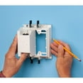 thumbnail image 4 of TVBU505 White Two - Gang Recessed TV Electrical Box for Power and Low Voltage, 4 of 4