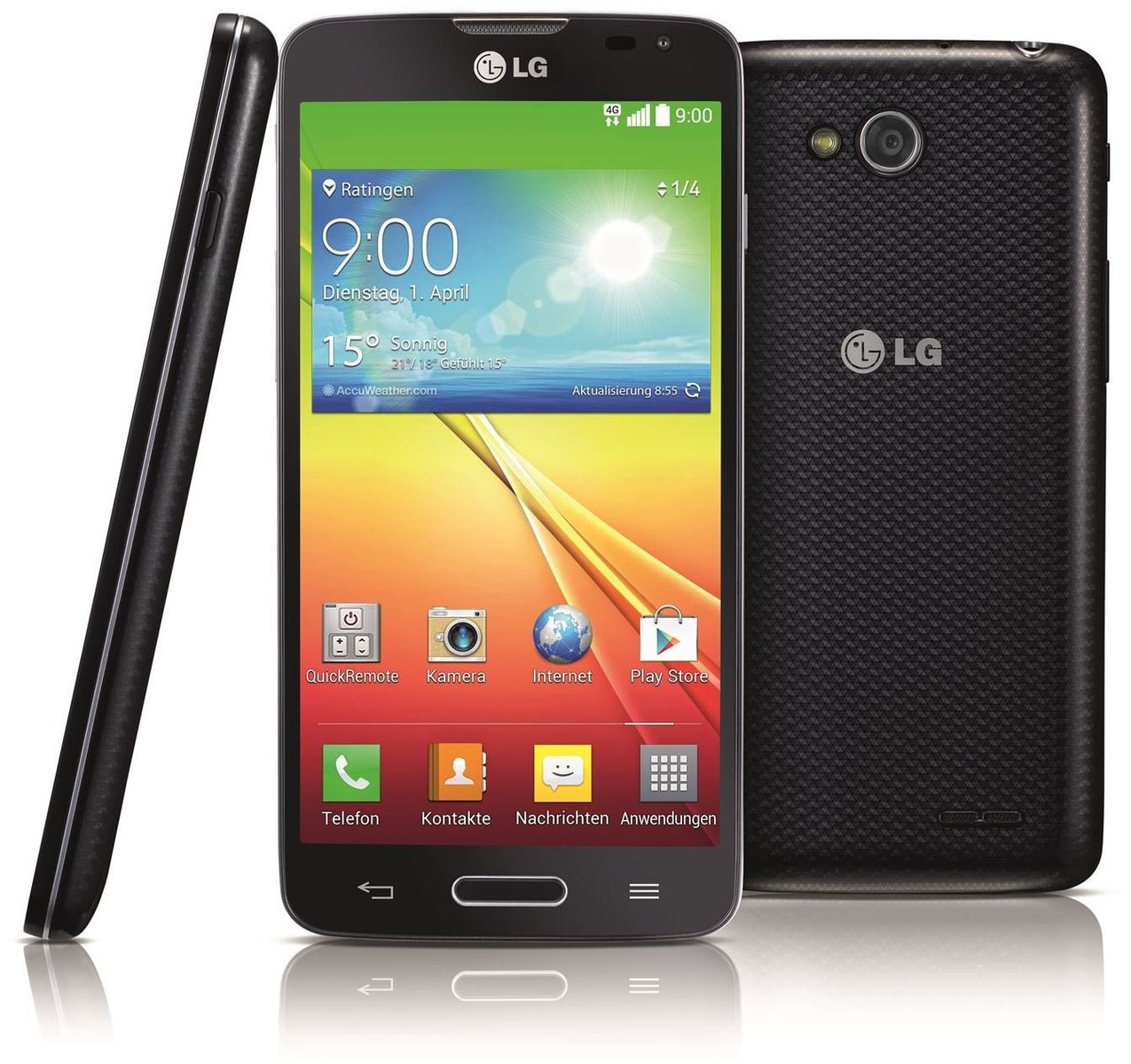 LG LG-D415 Optimus L90 8GB Black Prepaid Smartphone WM Family Mobile - image 5 of 5