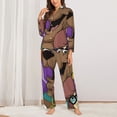 thumbnail image 3 of Lsque Scooby-Doo Pattern Long Sleeve Pajama Set for Women - Soft 2-Piece Sleepwear and Loungewear Set with Pockets, Comfy Nightwear, 3 of 8