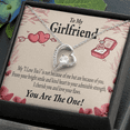 thumbnail image 2 of To My Girlfriend The One Forever Necklace w Message Card, 2 of 20