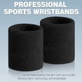 thumbnail image 2 of Muñequeras Deportivas para Hombres y Mujeres - Banda Deportiva de Tela de de Algodón Que Absorbe la Humedad para Deportes, 2 of 5