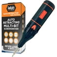thumbnail image 1 of Kelvin Tools Retractor Auto Advance - Automatic Multi-Tool Screwdriver, Multi-Head Screwdriver All-in-one, Autoloader Multi-bit 6-in-1 Screwdriver, Multi-use Tools (Black/Orange), 1 of 6